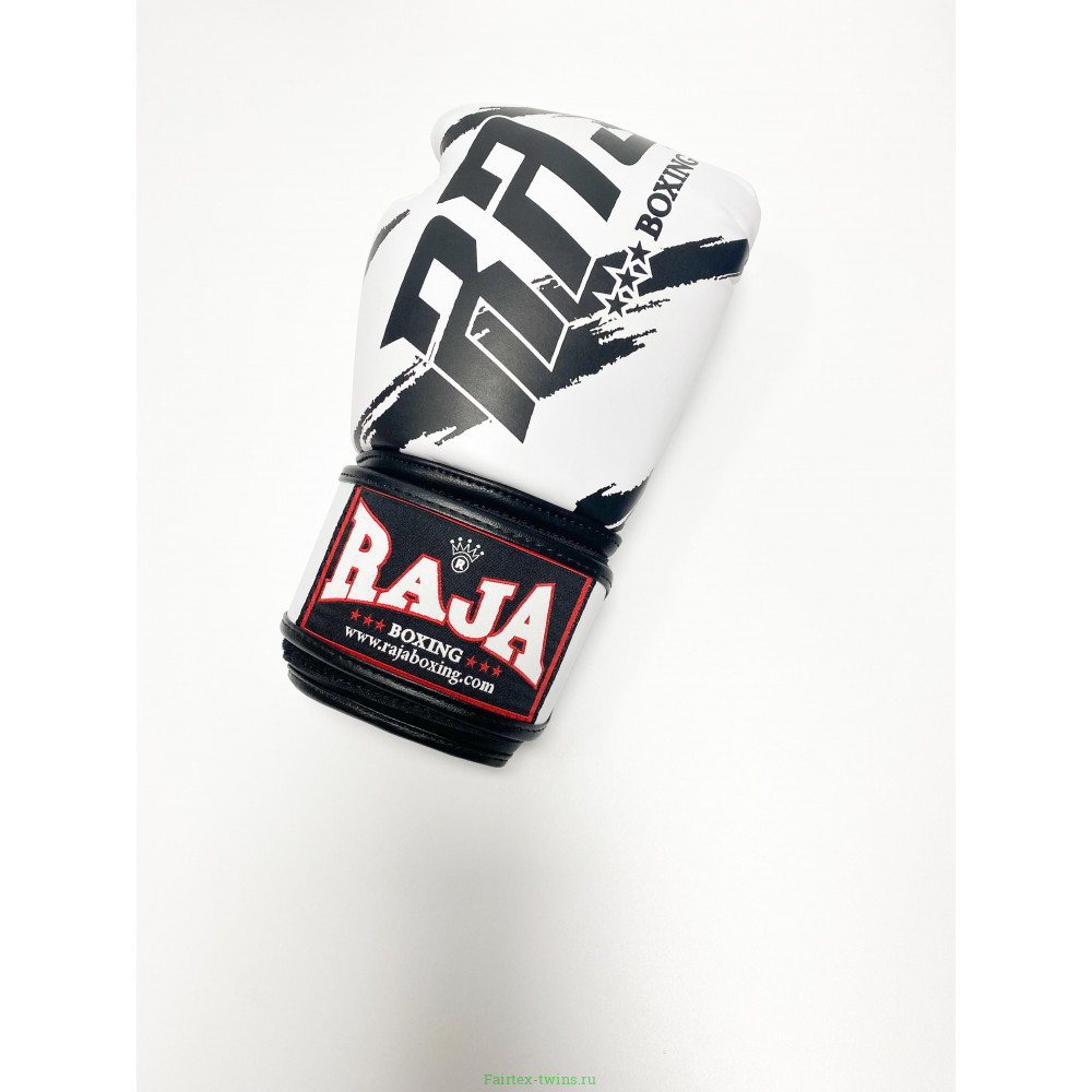 Боксерские перчатки Raja model 3 white 16 oz
