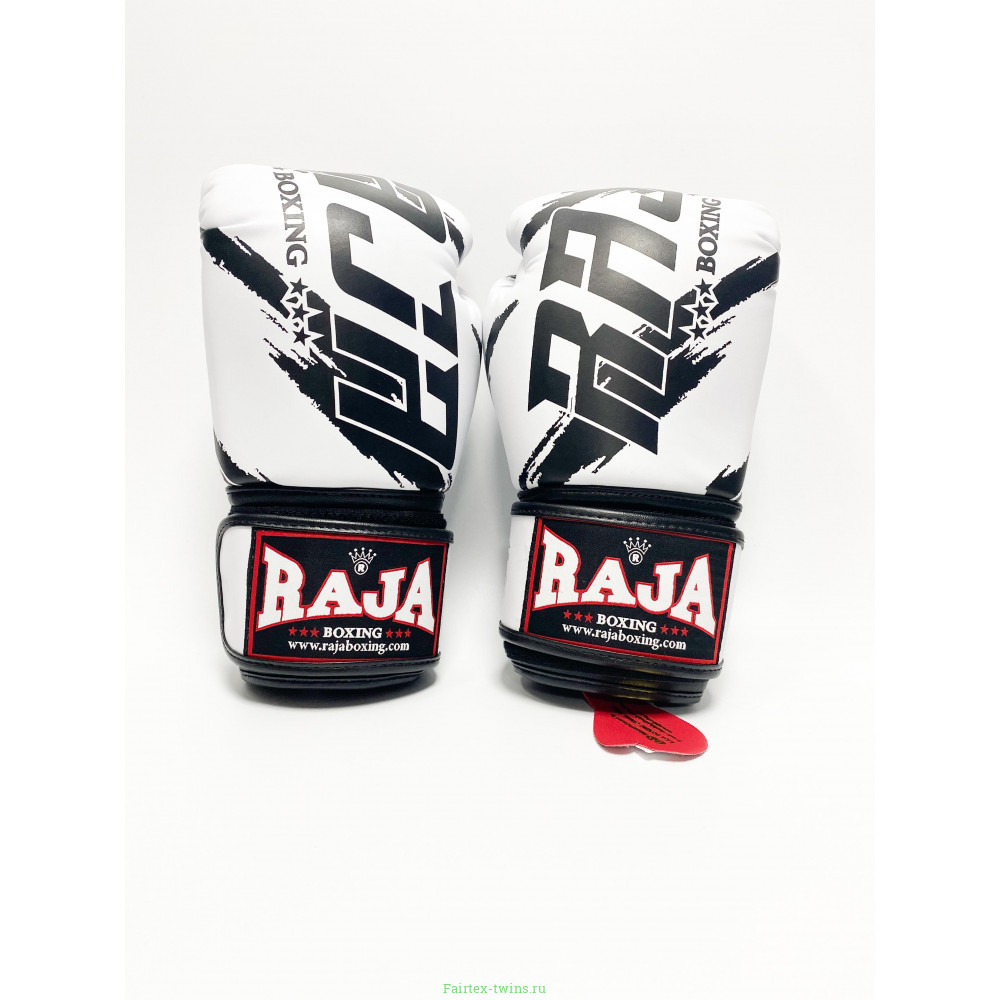 Боксерские перчатки Raja model 3 white 16 oz