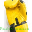 Боксерские перчатки Raja model 3 yellow 10 oz