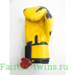 Боксерские перчатки Raja model 3 yellow 12 oz