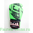 Боксерские перчатки Raja model 3 green 16 oz