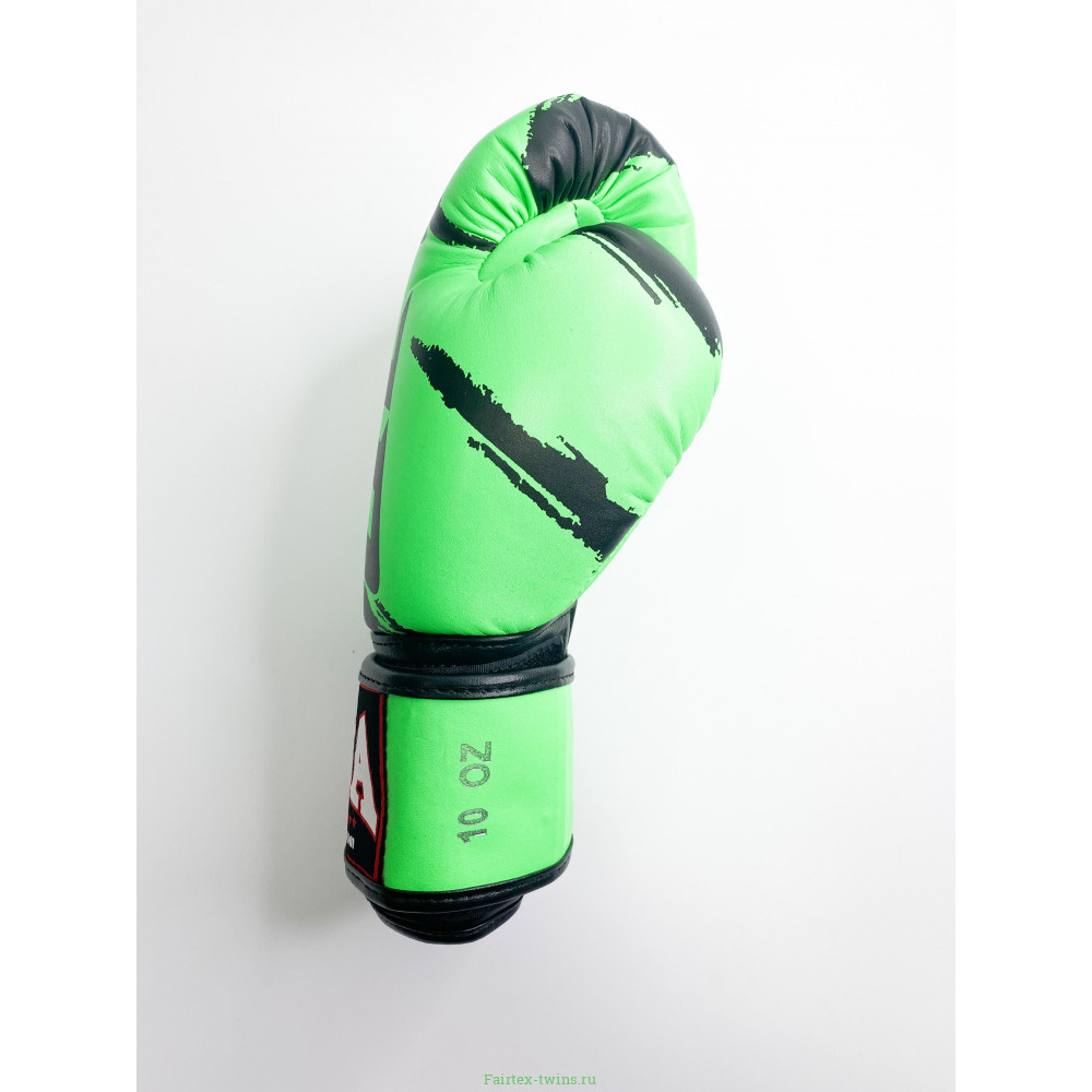 Боксерские перчатки Raja model 3 green 16 oz