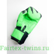 Боксерские перчатки Raja model 3 green 14 oz