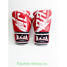 Боксерские перчатки Raja model 3 red 16 oz