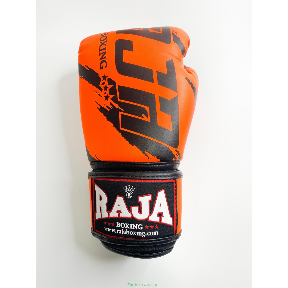 Боксерские перчатки Raja model 3 orange 10 oz