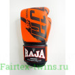 Боксерские перчатки Raja model 3 orange 14 oz