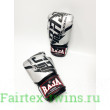 Боксерские перчатки Raja model 3 silver 14 oz