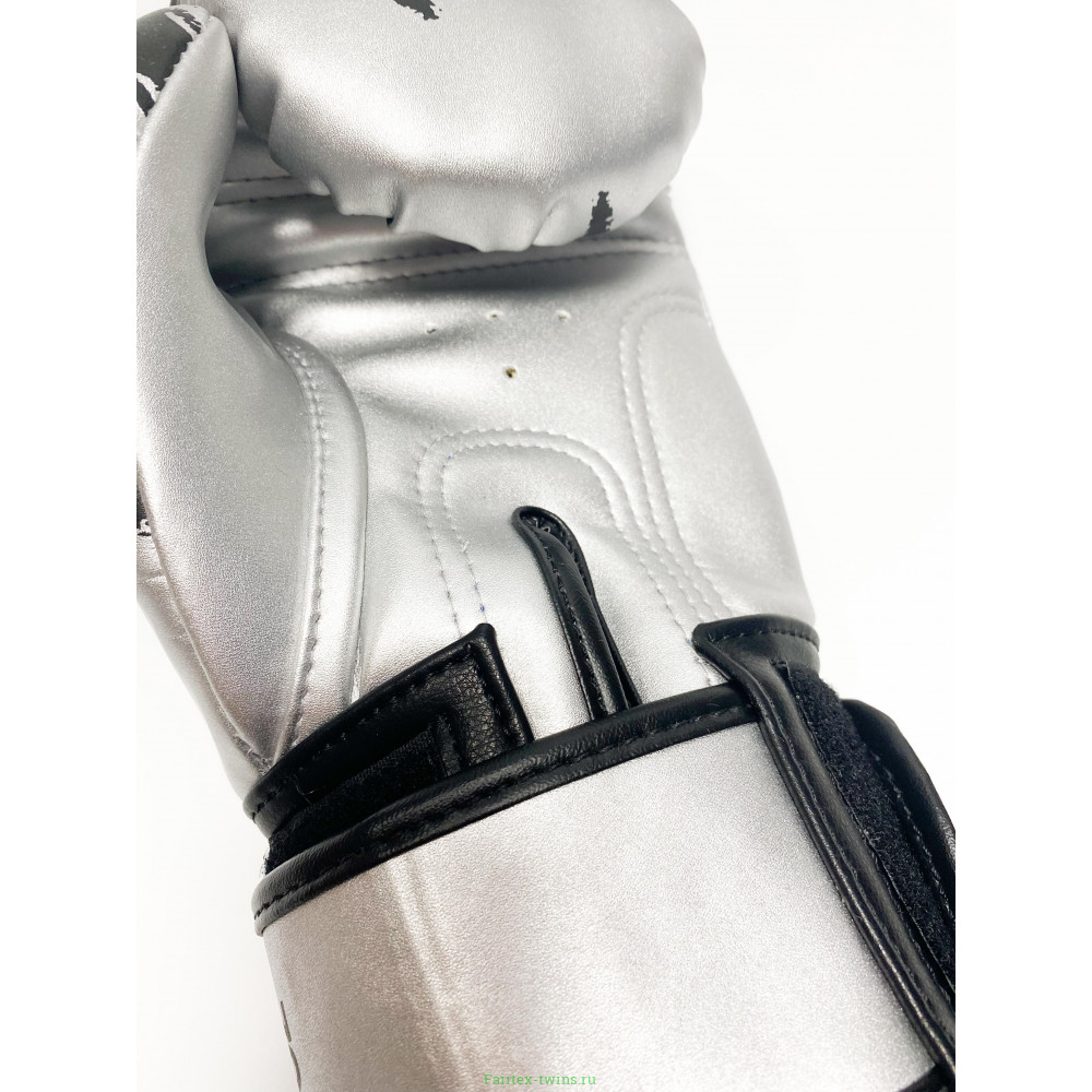 Боксерские перчатки Raja model 3 silver 12 oz