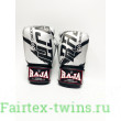 Боксерские перчатки Raja model 3 silver 12 oz