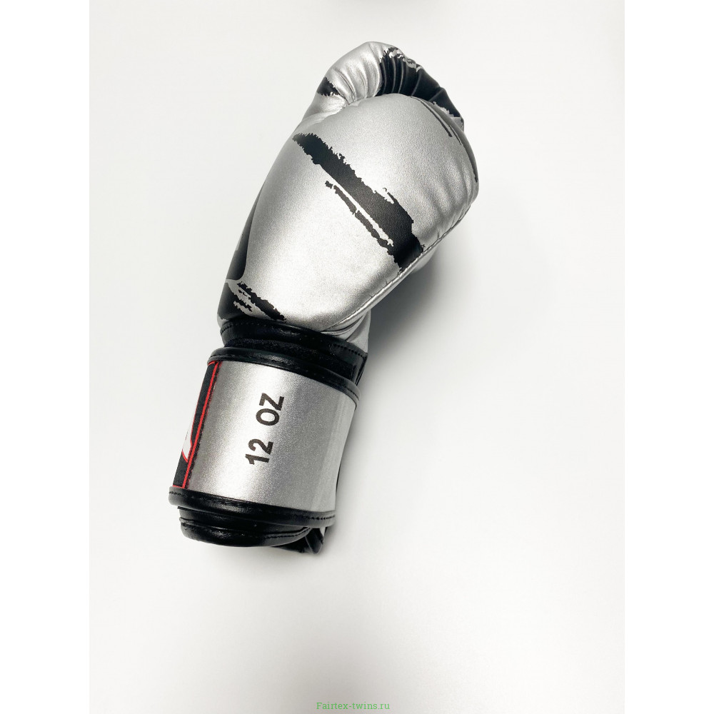 Боксерские перчатки Raja model 3 silver 10 oz