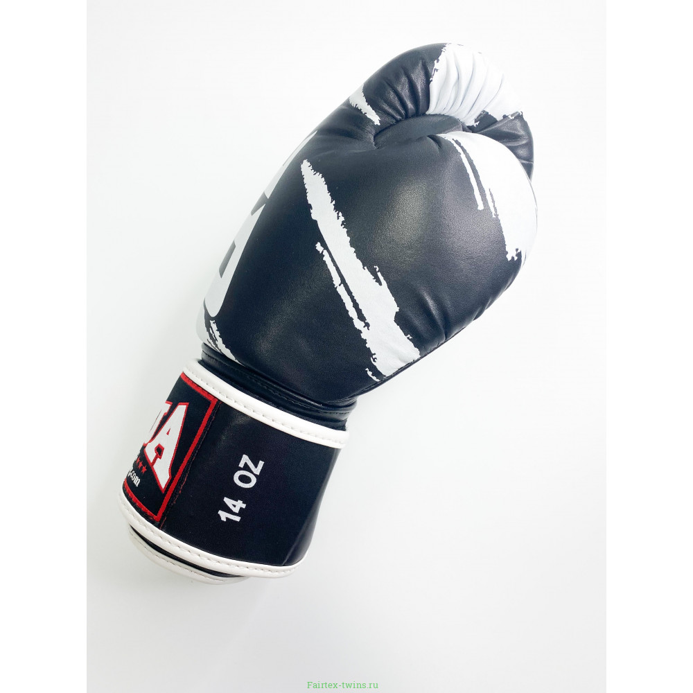 Боксерские перчатки Raja model 3 black 10 oz
