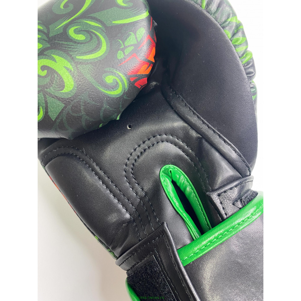 Боксерские перчатки Raja Snake Green 14 oz