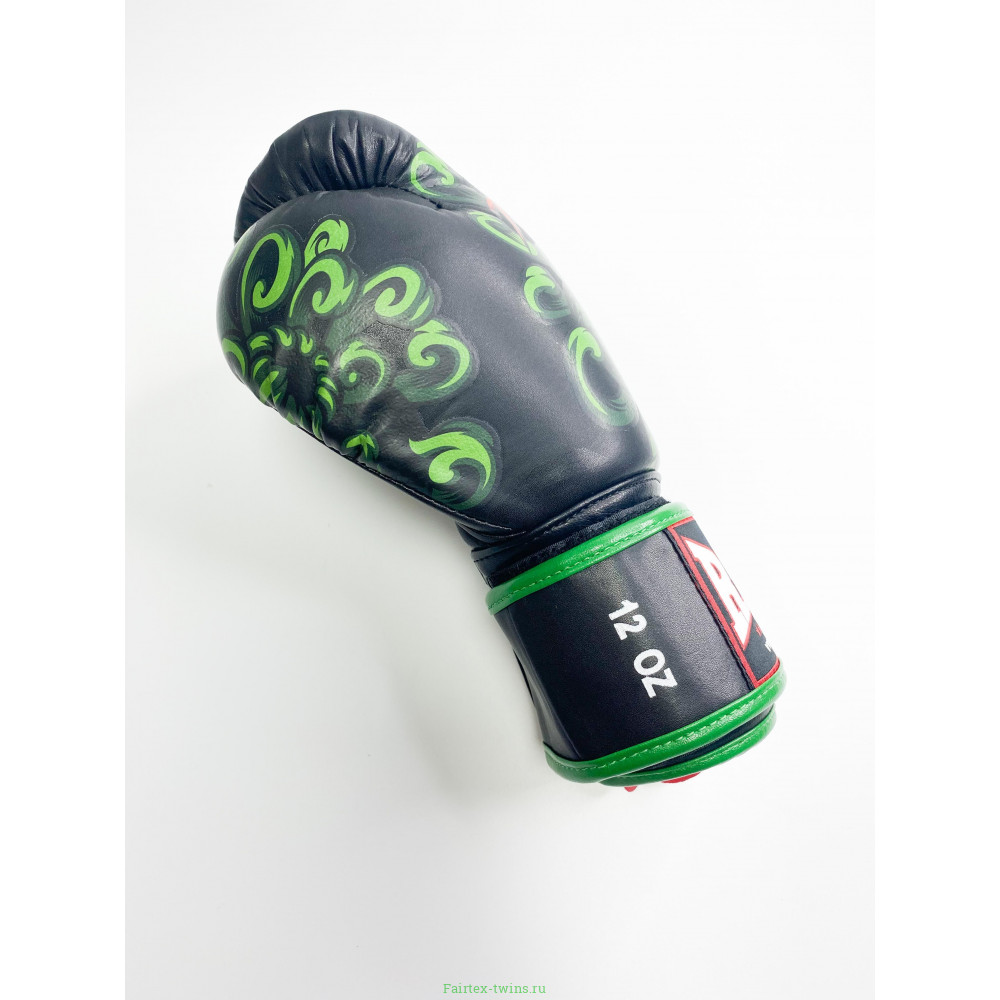 Боксерские перчатки Raja Snake Green 14 oz