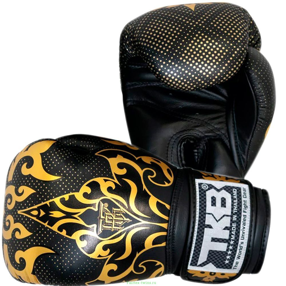 Боксерские перчатки TKB Kanok black 12 oz