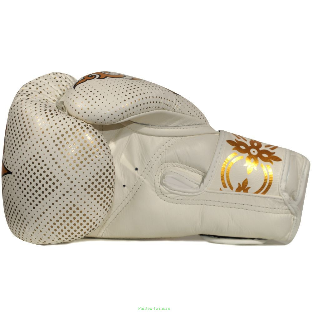 Боксерские перчатки TKB Kanok white 14 oz