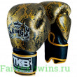 Боксерские перчатки TKB Snake Black Gold 10 oz