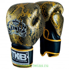 Боксерские перчатки TKB Snake Black Gold 10 oz
