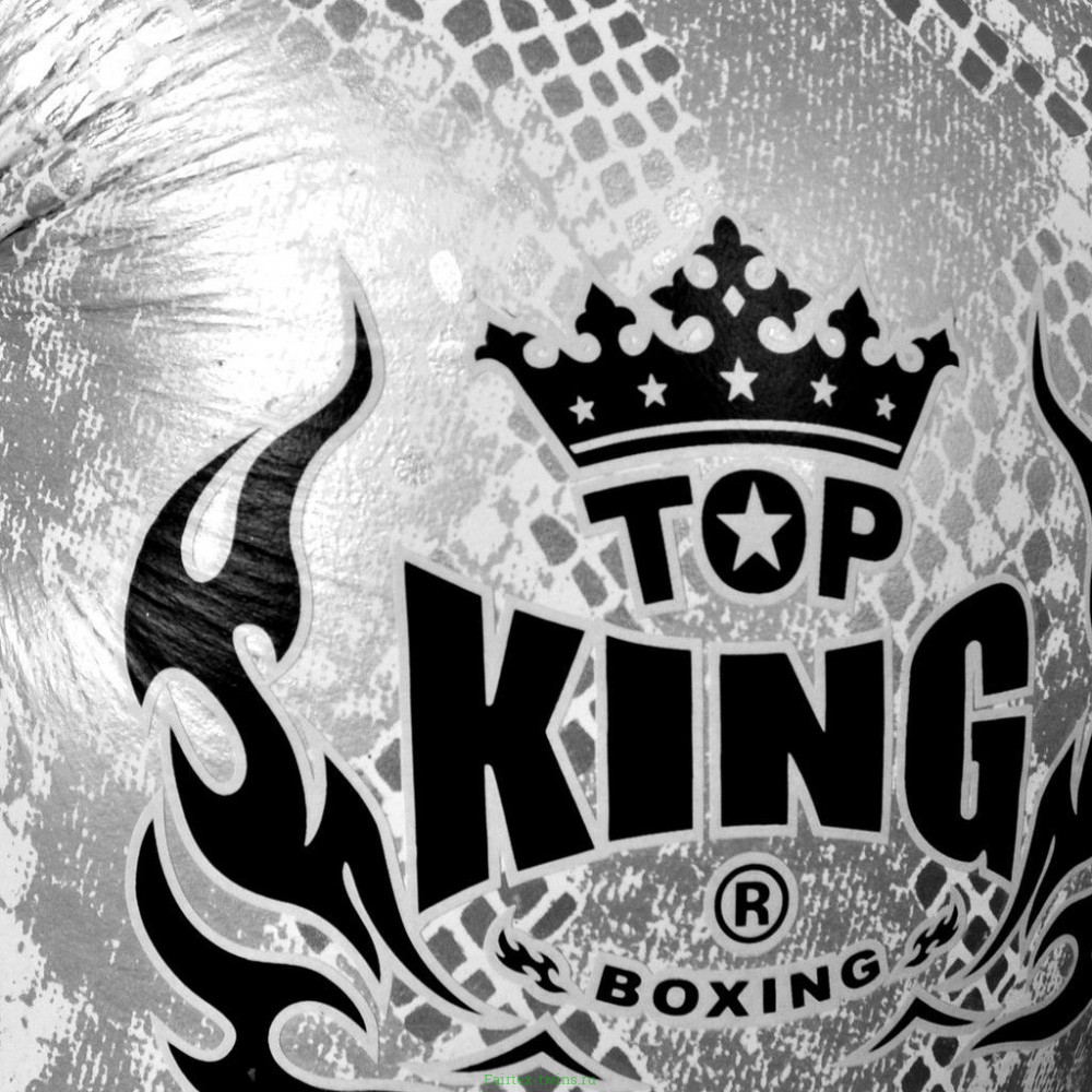 Боксерские перчатки TKB Snake White Silver 12 oz