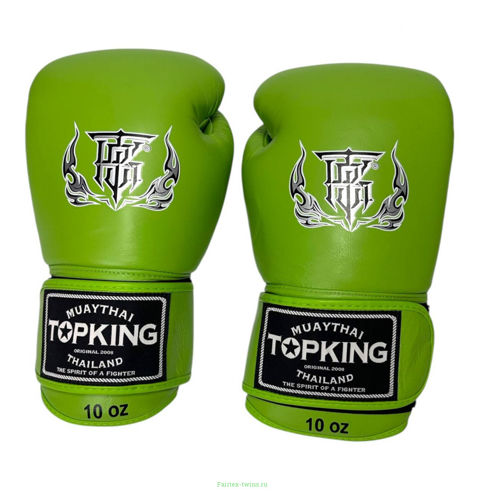 Боксёрские перчатки Top King Ultimate TKBGUV green 10 oz