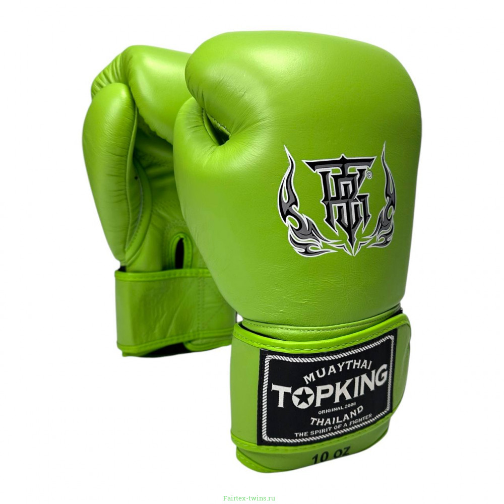 Боксёрские перчатки Top King Ultimate TKBGUV green 12 oz