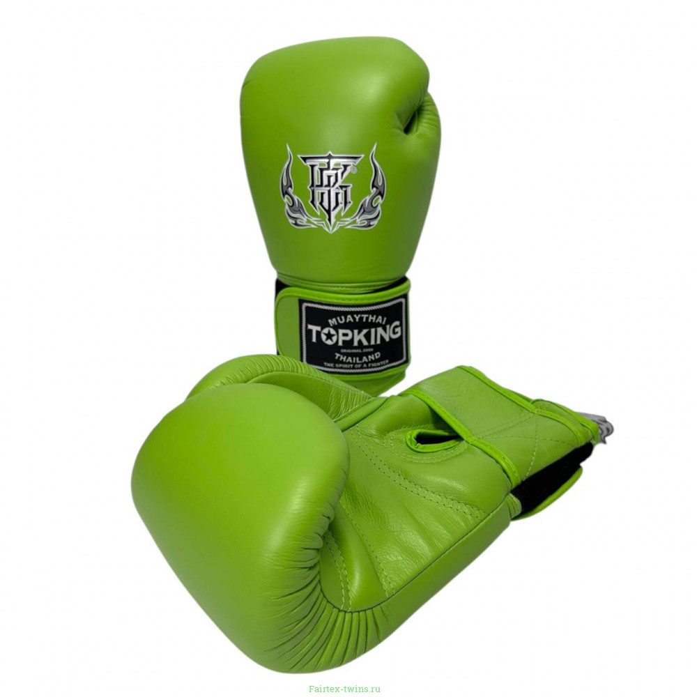 Боксёрские перчатки Top King Ultimate TKBGUV green 12 oz