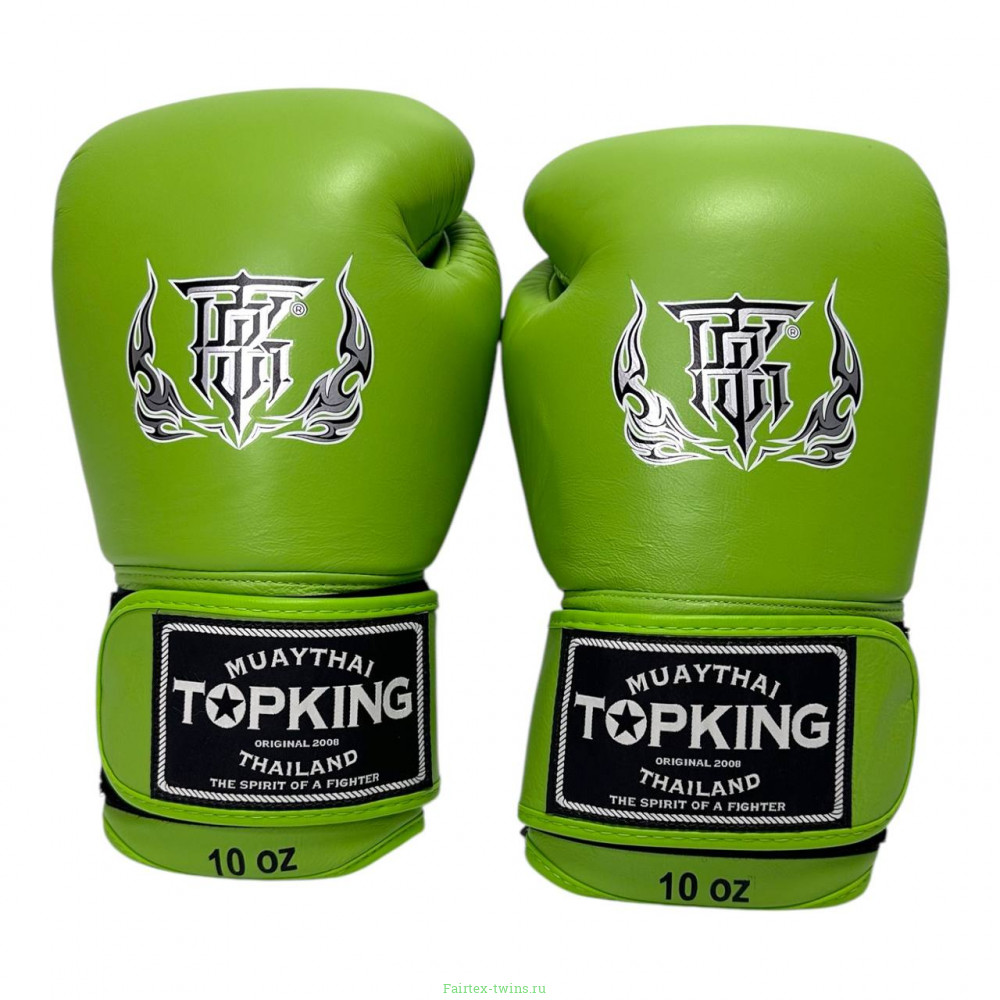 Боксёрские перчатки Top King Ultimate TKBGUV green 12 oz