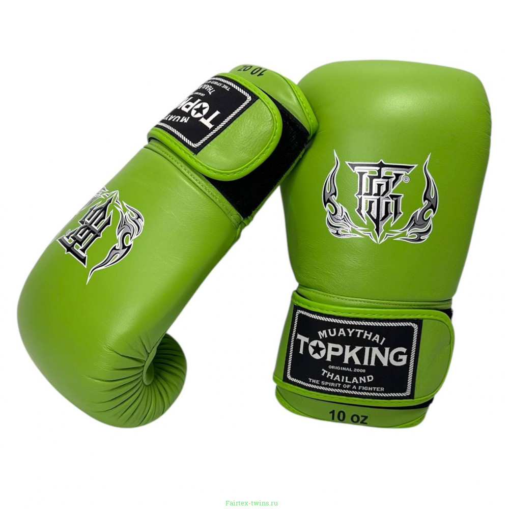 Боксёрские перчатки Top King Ultimate TKBGUV green 16 oz