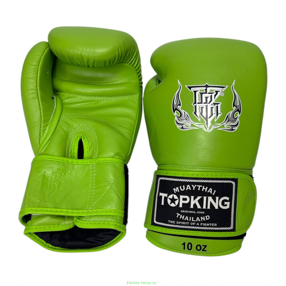 Боксёрские перчатки Top King Ultimate TKBGUV green 16 oz
