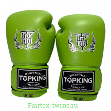 Боксёрские перчатки Top King "Ultimate" TKBGUV green 16 oz