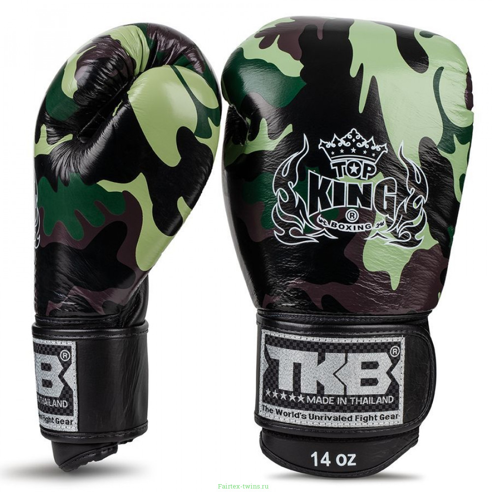 Боксерские перчатки Top King Boxing Камуфляж 10 oz