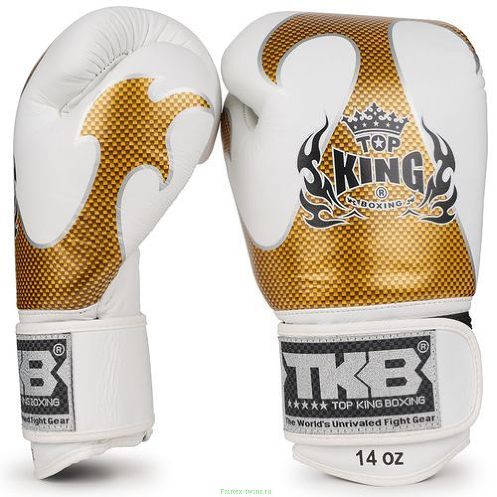 Боксерские перчатки Top King Boxing Empower White Gold 12 oz