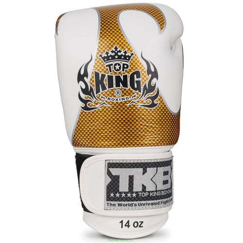 Боксерские перчатки Top King Boxing Empower White Gold 14 oz