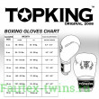 Боксерские перчатки Top King Boxing SUPER AIR STAR blue 10 oz