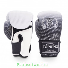 Боксерские перчатки Top King Boxing SUPER AIR STAR silver 16 oz