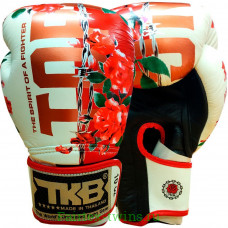 Боксерские перчатки TOP KING Gloves ROSE white 10 oz