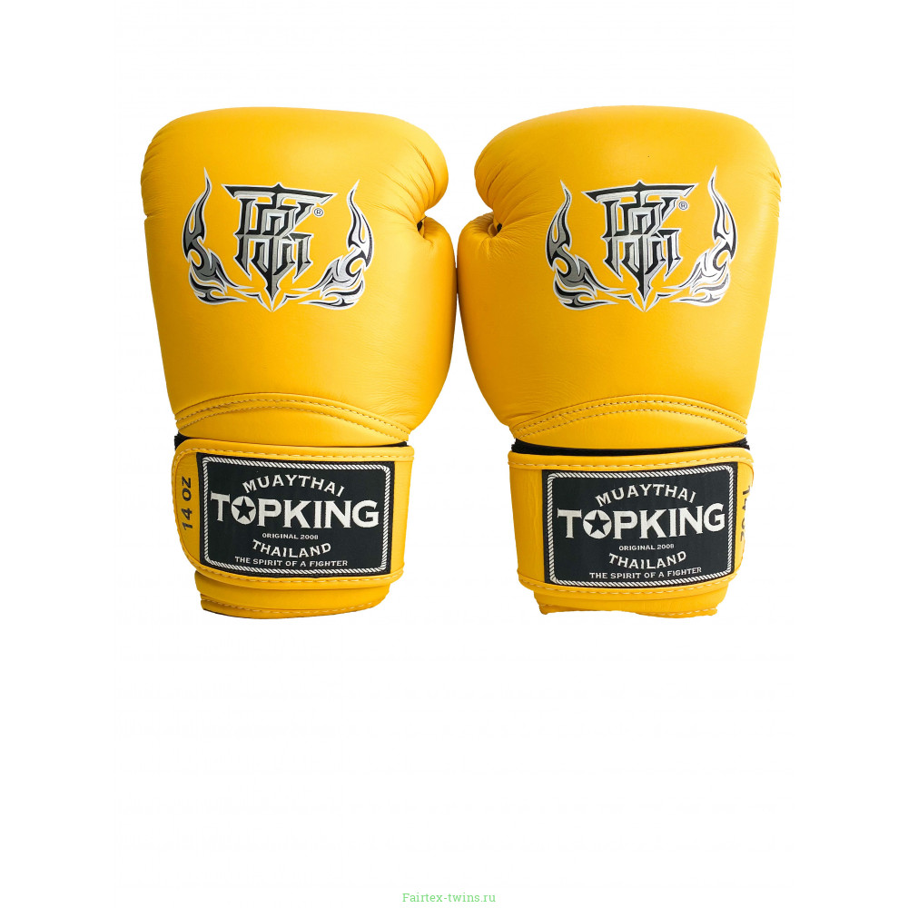 Боксерские перчатки Top King TKBSA yellow 16 oz