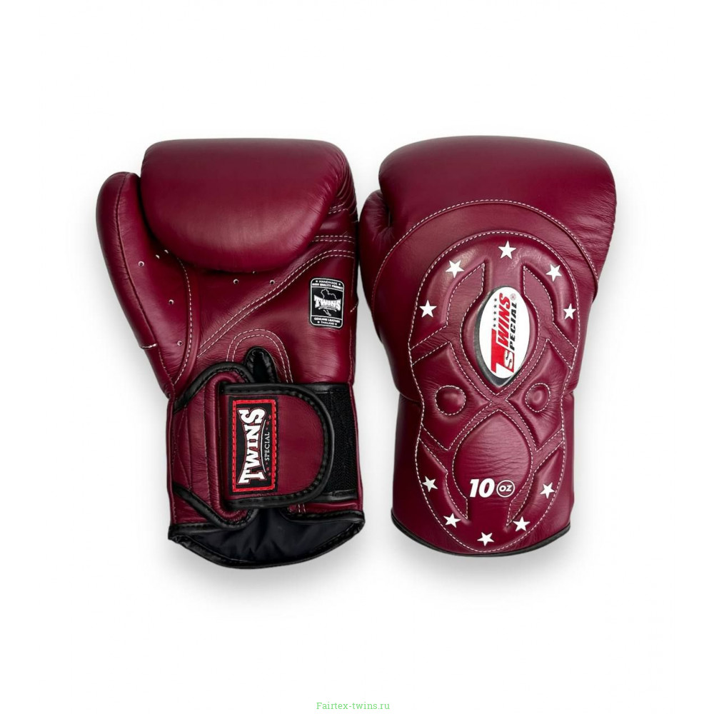 Боксерские перчатки Twins BGVL6 MK maroon maroon 14 oz