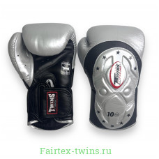 Боксерские перчатки Twins BGVL6 MK Silver 10 oz