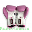 Боксерские перчатки Twins BGVL6 MK white pink 16 oz