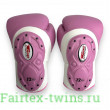 Боксерские перчатки Twins BGVL6 MK white pink 16 oz