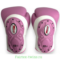 Боксерские перчатки Twins BGVL6 MK white pink 16 oz