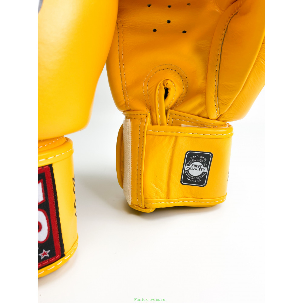 Боксерские перчатки Twins FBGVL3-13 yellow 12 oz