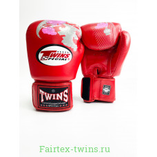Боксерские перчатки Twins FBGVL3-13 red 16 oz