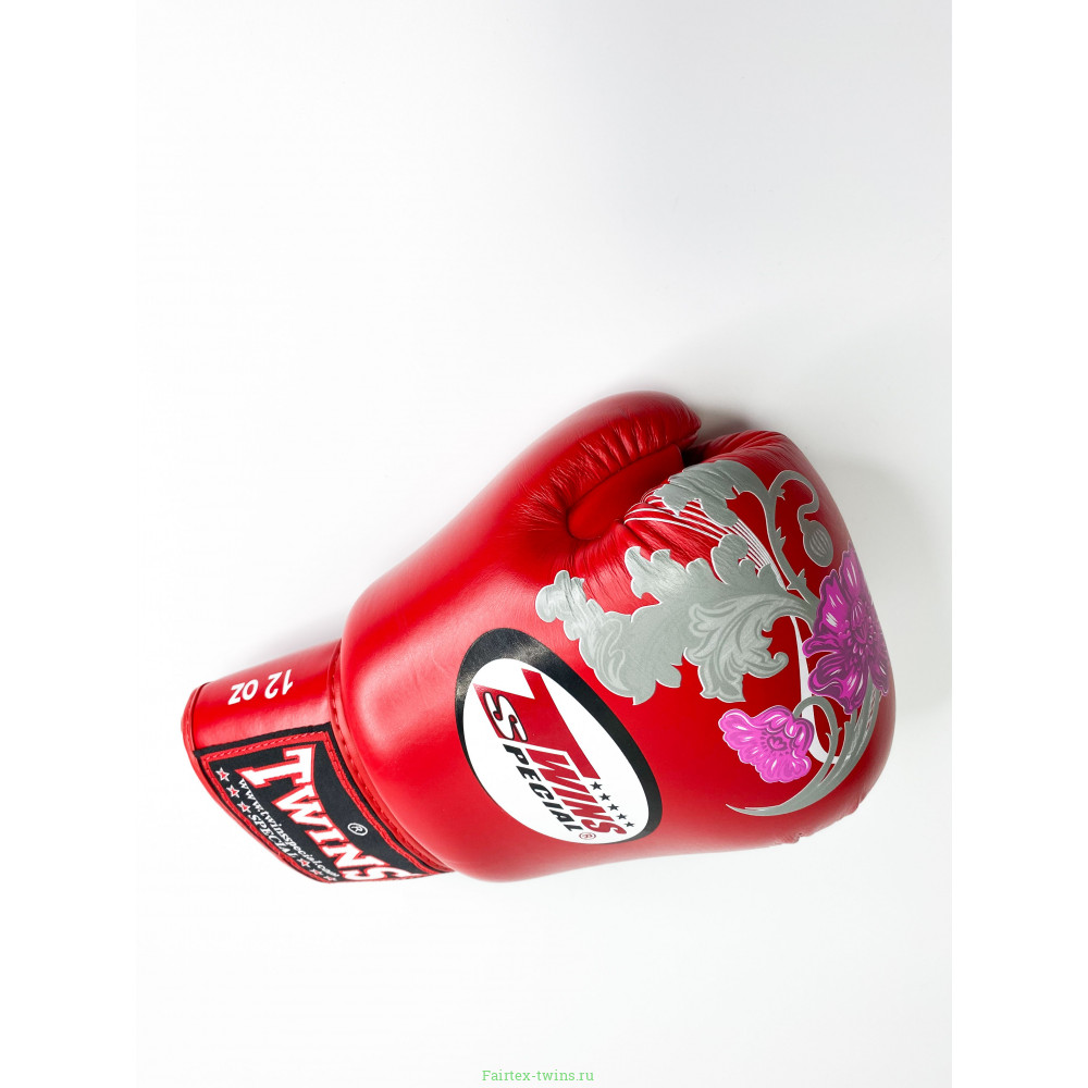 Боксерские перчатки Twins FBGVL3-13 red 14 oz