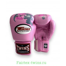 Боксерские перчатки Twins FBGVL3-13 pink 16 oz