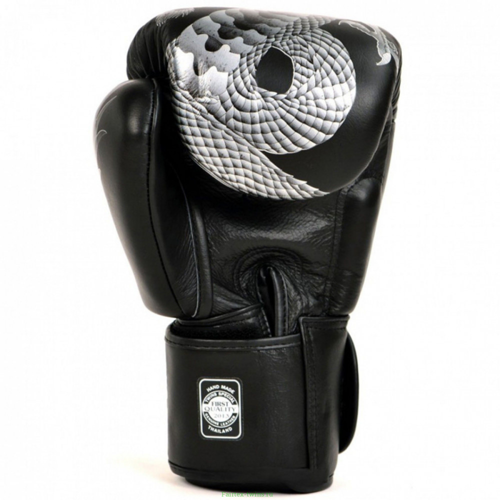 Боксерские перчатки Twins FBGVL3-23 black silver 14 oz