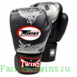 Боксерские перчатки Twins FBGVL3-23 black silver 16 oz