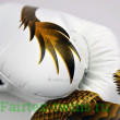 Боксерские перчатки Twins FBGVL3-23 white gold 10 oz