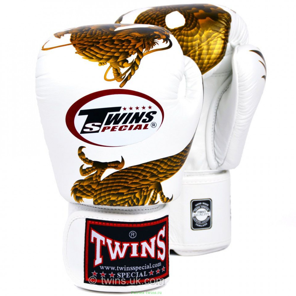 Боксерские перчатки Twins FBGVL3-23 white gold 10 oz
