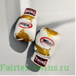 Боксерские перчатки Twins FBGVL3-23 white gold 16 oz